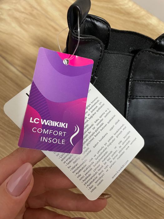 Черни есенни кожени боти