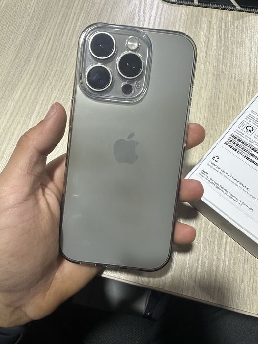 iPhone 16 pro, 93%, 256gb, Silver, Korobka bor