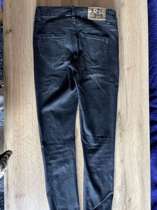 Blugi Fete Desigual marime 24 (S) negru impecabili