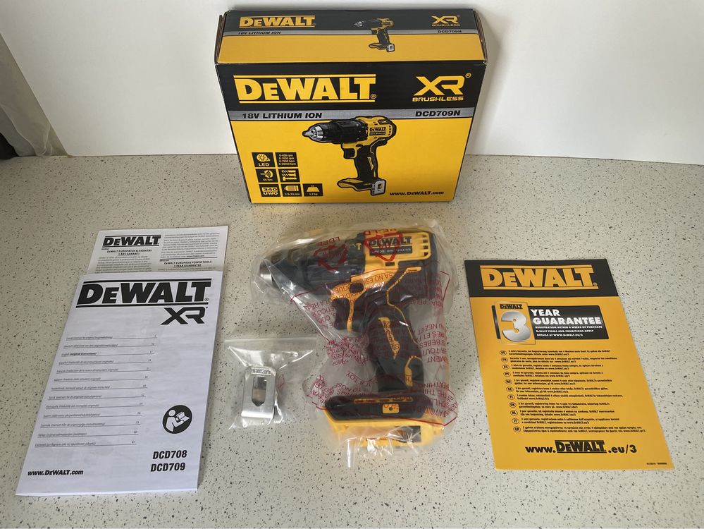 DeWALT DCD 709 XR.  Filetanta / Masina de Gaurit Original Nou !