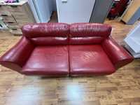 Canapea din piele rosie mobila Dalin