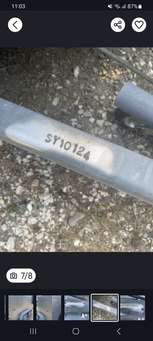 Remorcă carosată dubla axă