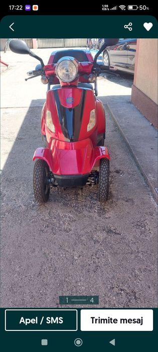 Vand scuter 4 roti baterii litiu ion