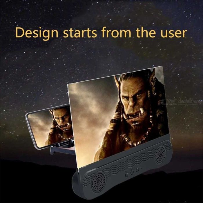 Увеличителен 12-инчов екран с двоен Bluetooth високоговорител