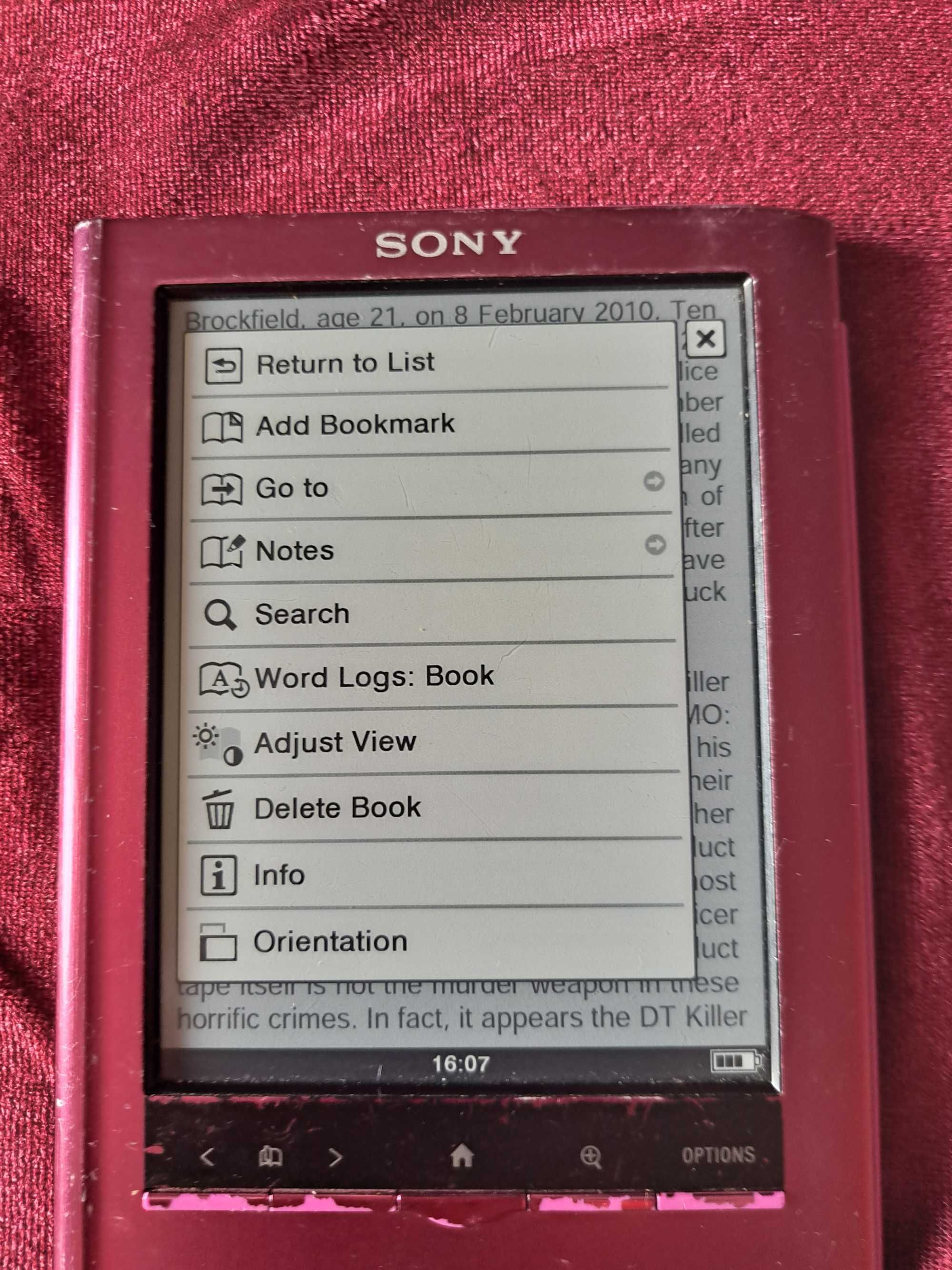 Sony PRS-350 електронен четец/e-reader