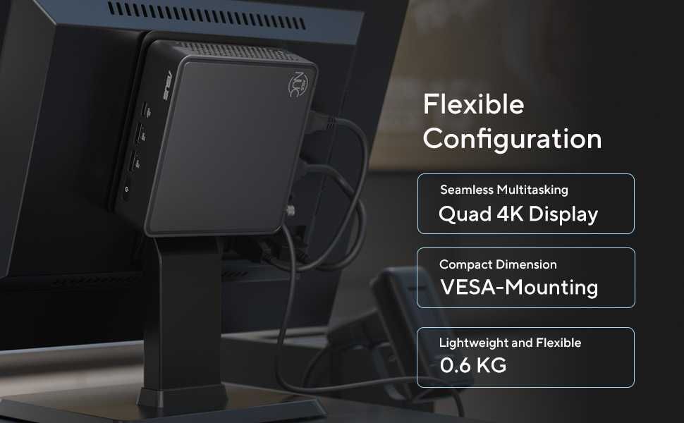 Mini PC Мини Пк ASUS NUC 14 Pro Core 3 100U 16GB DDR5 500GB SSD