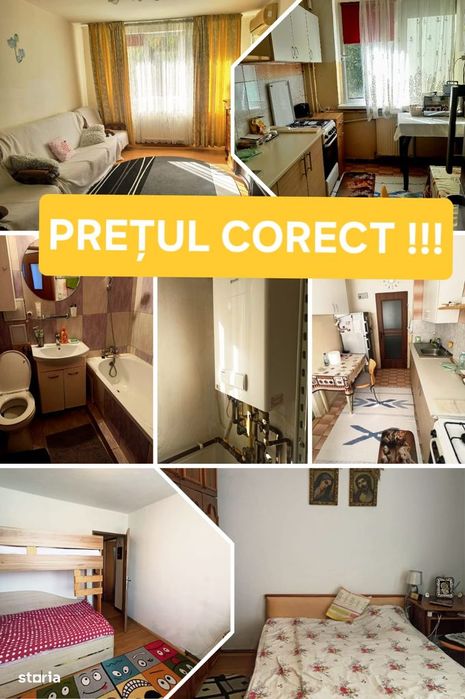 3 camere Calea Bascov / Fac. Brâncoveanu , Decomandat / Centrală !