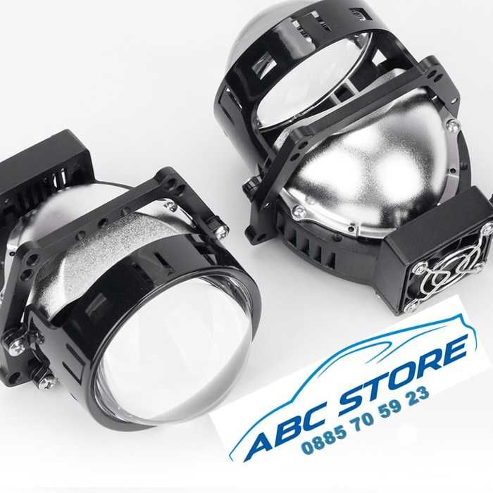 Диодни лед лупи за фар Bi LED XT-4, 55 W , комплект 2 броя