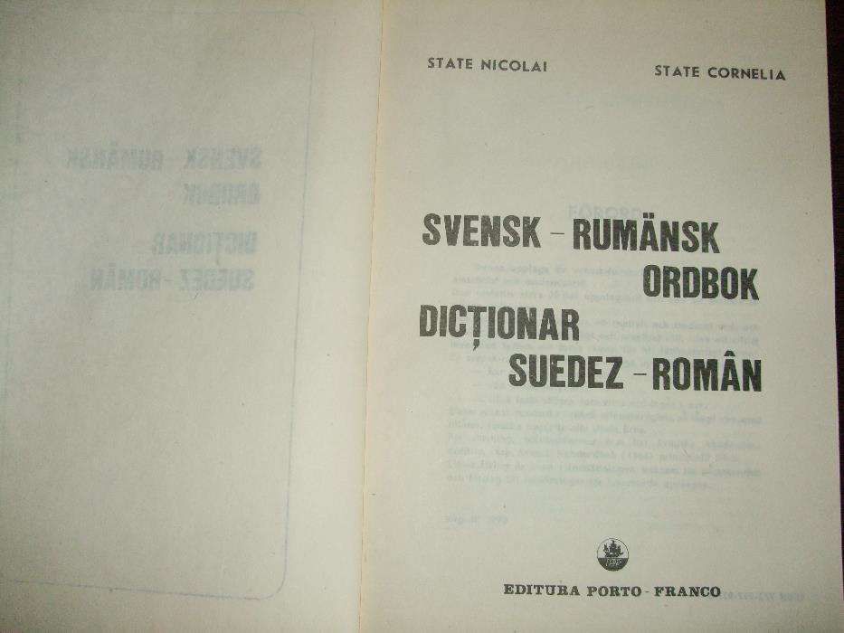 Dictionar Suedez-Român