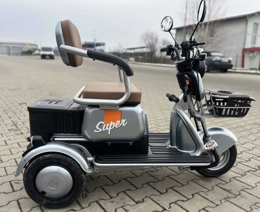 Triciclu THOR SuperXL gri 650W - fara permis