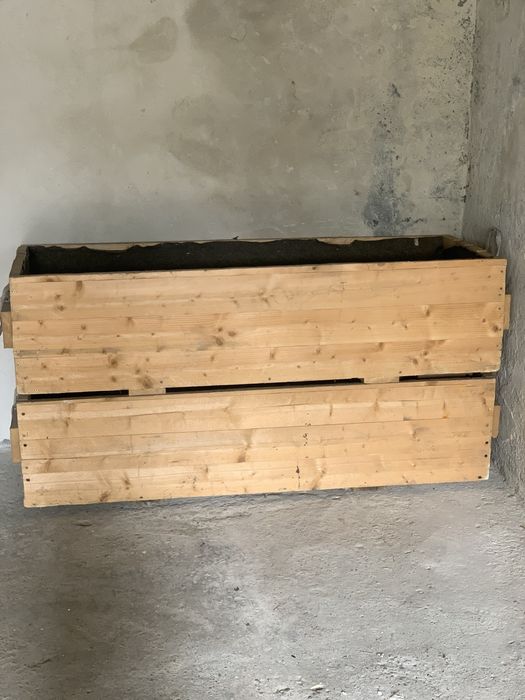 Cutii din lemn masiv, ideal transport, depozitare sau rasaduri