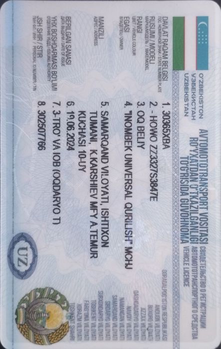 Howa samasval 2024 yangi