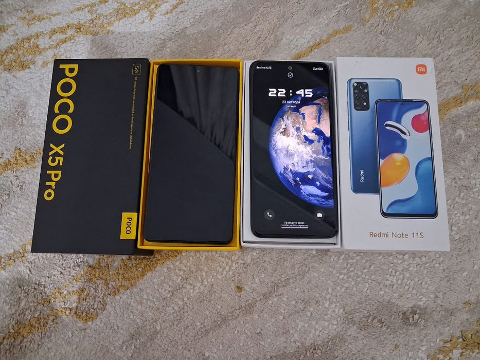 Redmi Note 11s 128GB Poco x5 pro 256GB