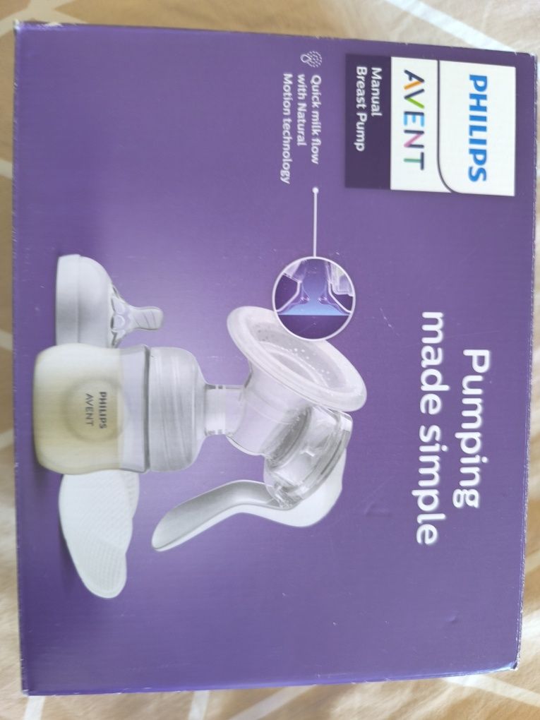 Avent natural ръчна помпа за кърма