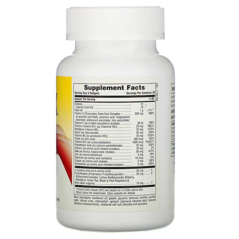 Nature's Plus, Hema-Plex, комплекс с железом, 60 капсул