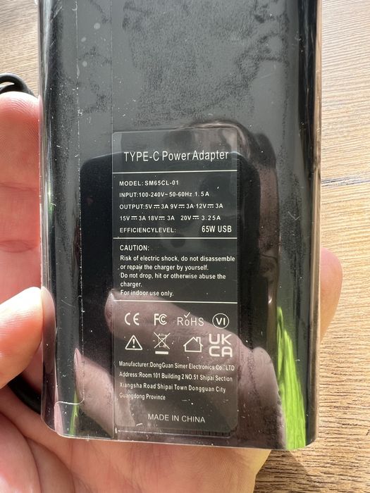 Захранване за лаптоп USB Type C