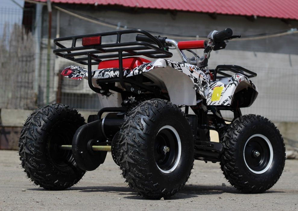 ATV electric pentru copii NITRO Torino Quad 1000W 48V GRAFITI #ALB