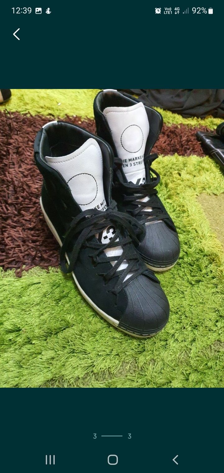 Adidasi Y3 Y-3 super high nr 42