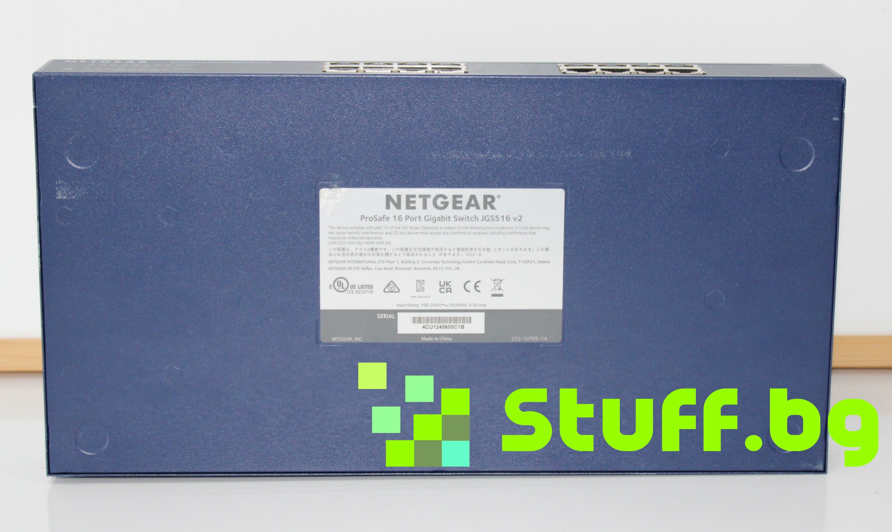 Суич Netgear ProSAFE JGS516 V2