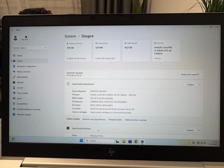 Vand Laptop HP elitebook