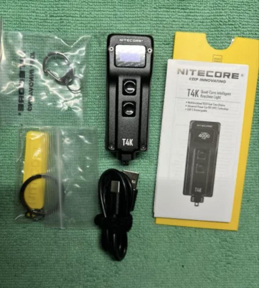 Nitecore T4K  EDC фенерче, 4000 лумена супер ярък