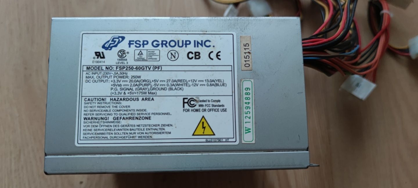 Ново захранване за сървър 250W FSP {FSP250-60GTV}