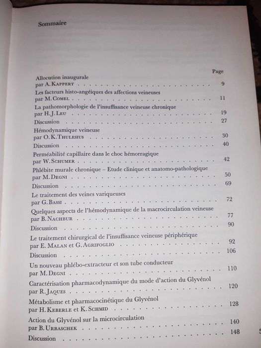 Carte de medicină. Insuffisance veineuse chronique