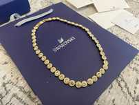 Colier Swarovski angelic auriu