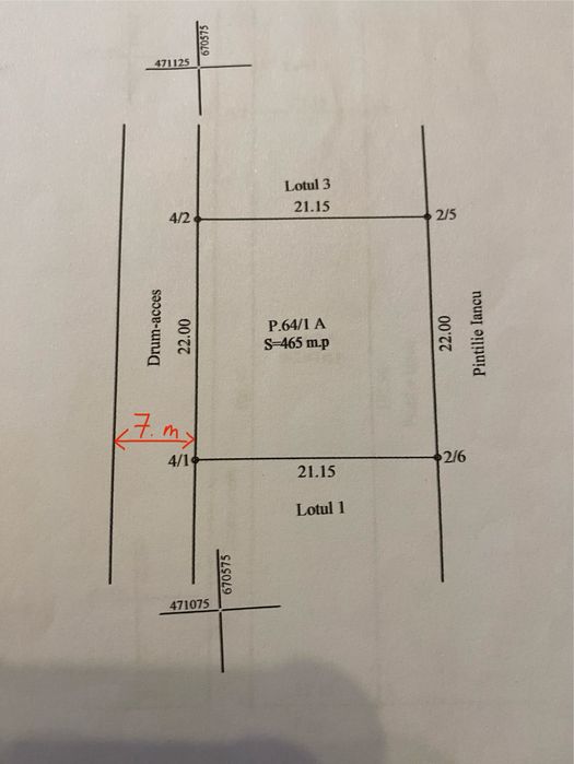 Teren- Zona de Nord.”Obor”intravilan,strada Zabala “30“36”€ mp”