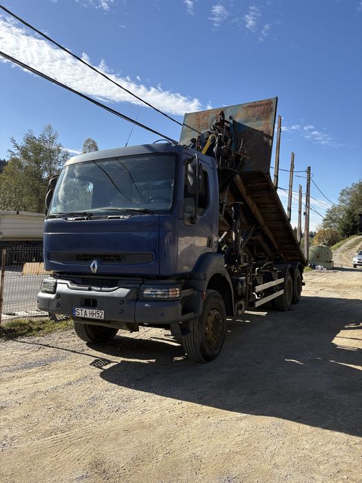 Renault kerax 6x4 abrollkiper macara epsilon