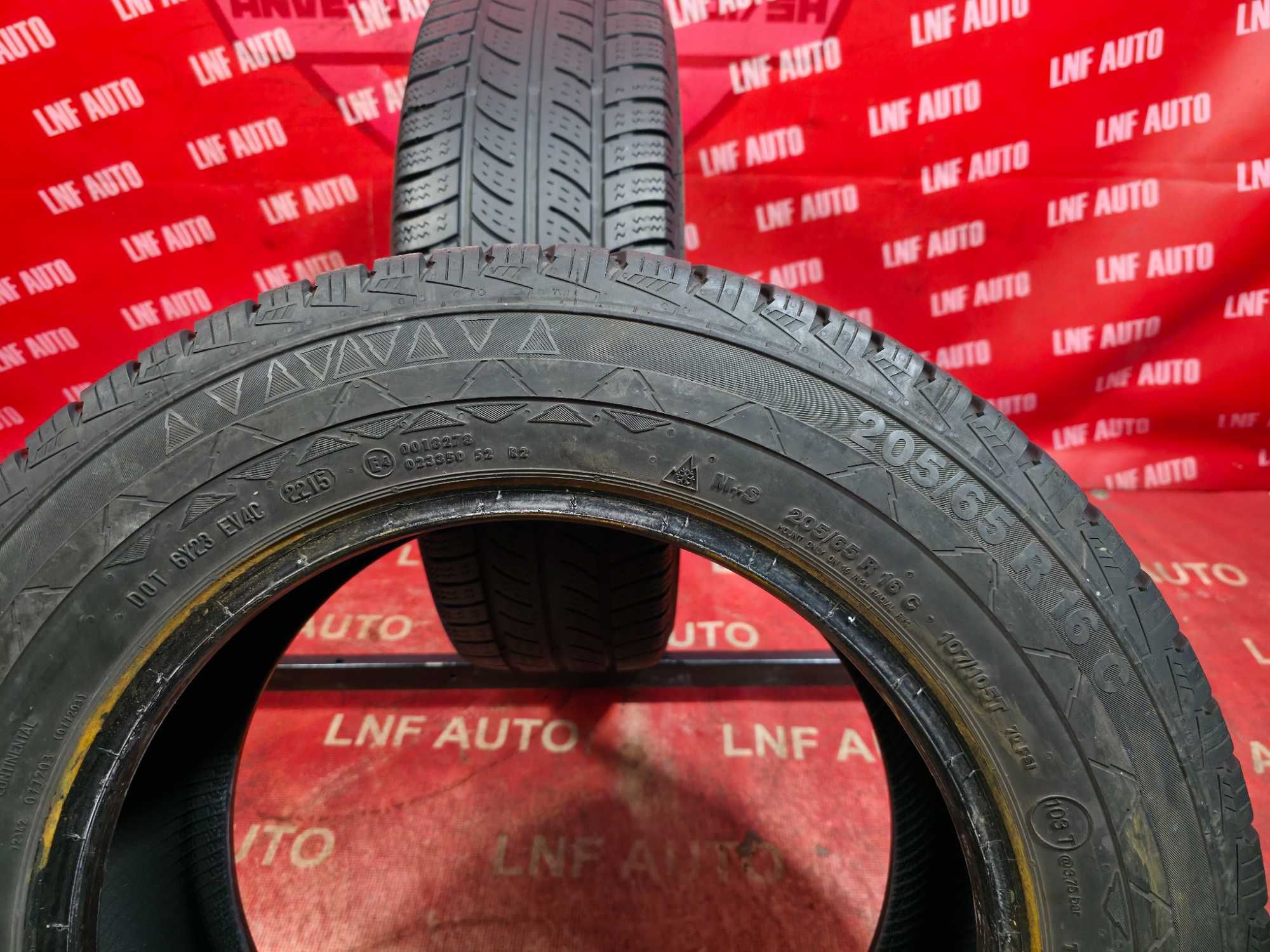 Anvelope de IARNA - 205/65/16C - Continental - 5.7 MM - DOT 2015 !