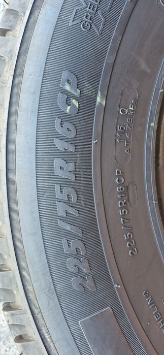 4 anvelope M+S Michelin 225/75/16 C,dot 2019.Pretul este pe bucata