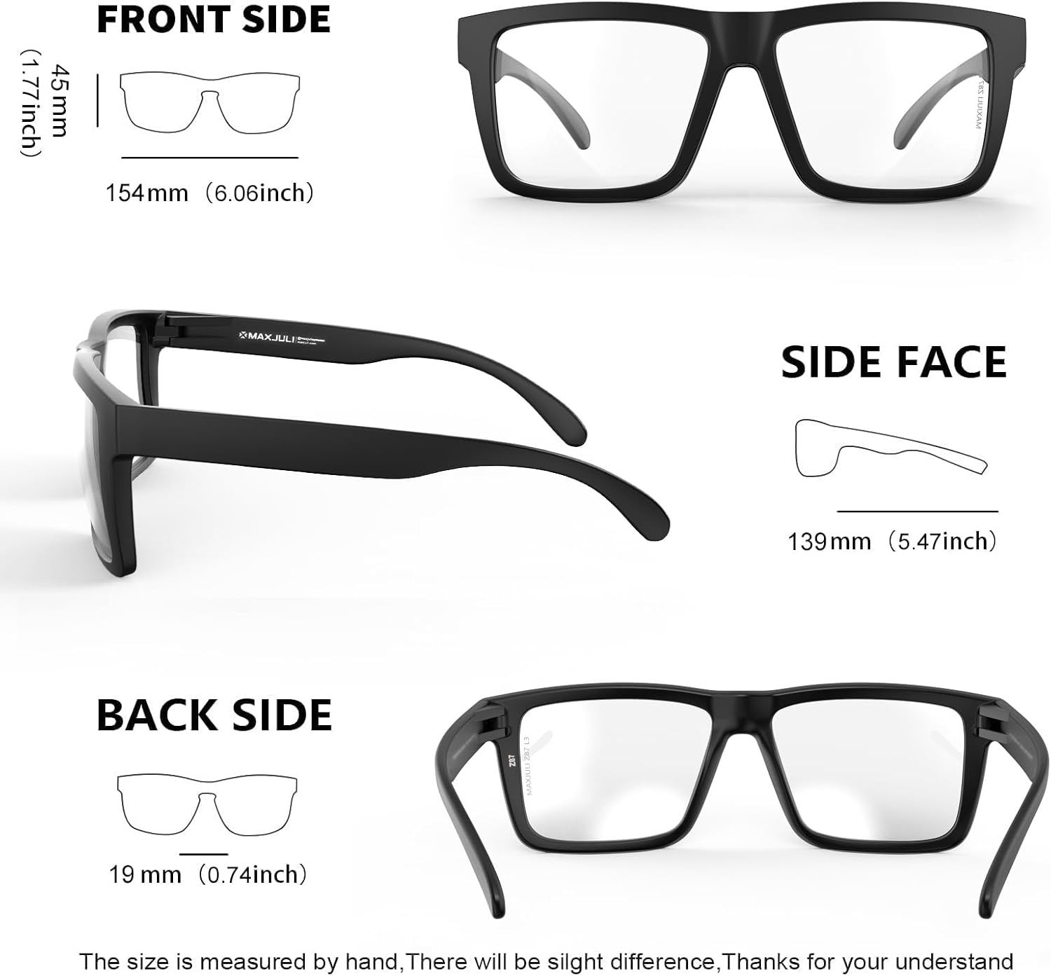 Set rame ochelari vedere/soare marime mare XXL