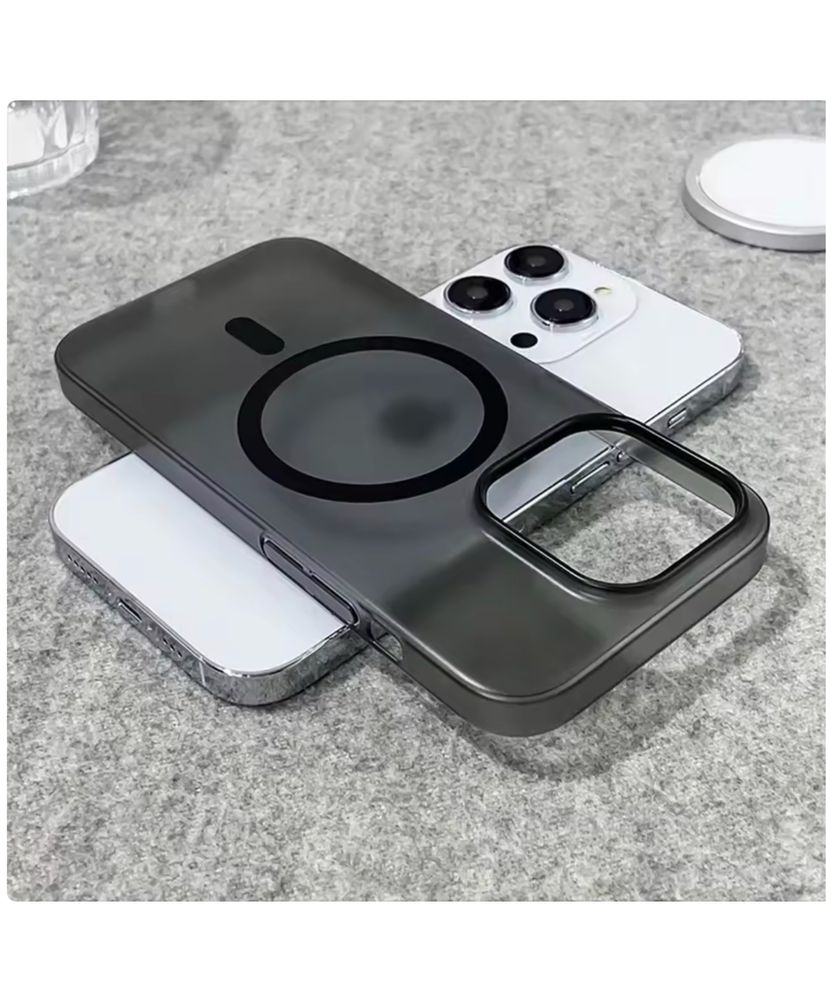 Iphone 16/16 PRO/16 PLUS/PRO MAX - Husa Hard Slim Mata Alba / Neagra