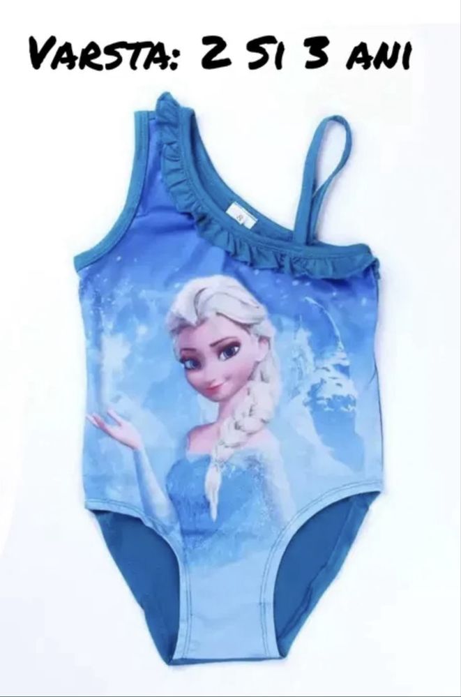 Costum baie bebe/copii/fete model Frozen,Elsa&Anna,Sirena