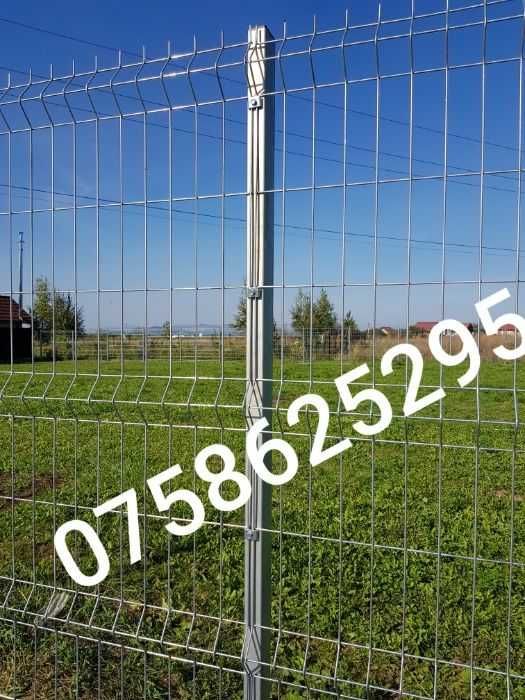 Garduri din panouri bordurate     zincate sau vopsite