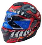 Мото каска X-ONE Helmets червена, каски за мотор,мотокрос