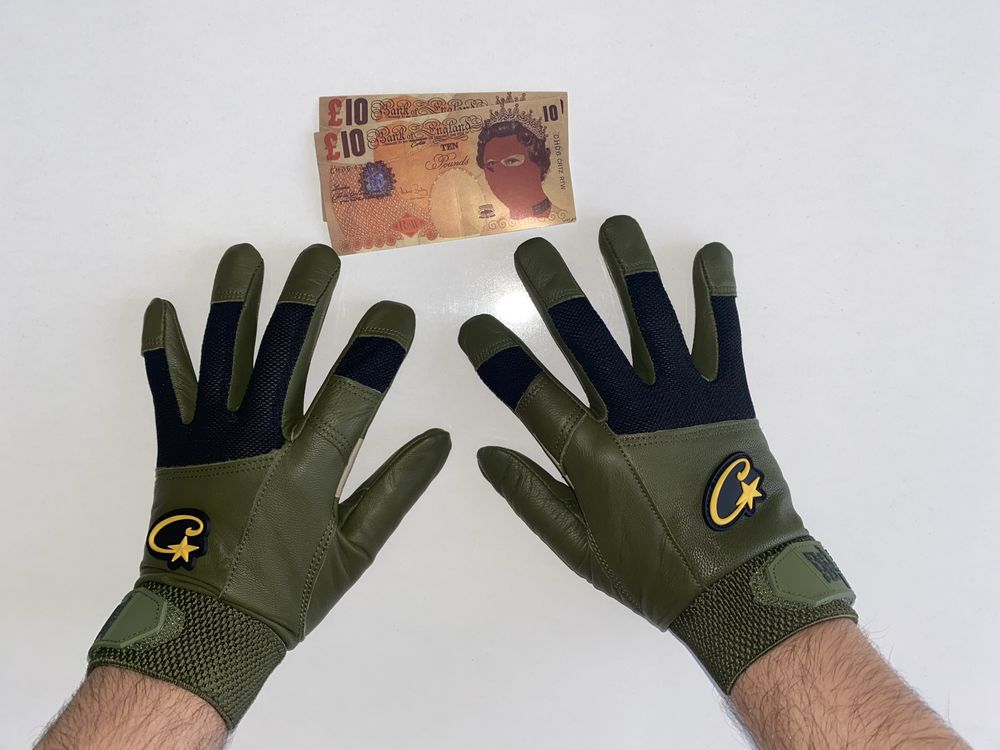 Corteiz Leather Gloves  S/M