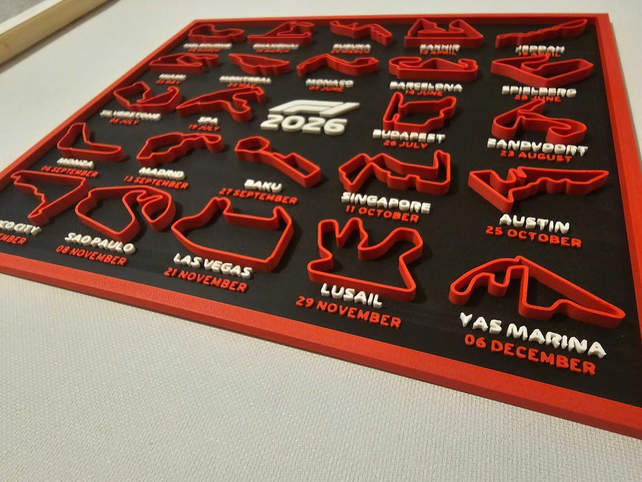 Calendar 3D Formula 1 2026 – date & locaţii