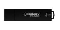 Kingston IronKey D300S Stick USB cu criptare hardware, 8GB, sigilat