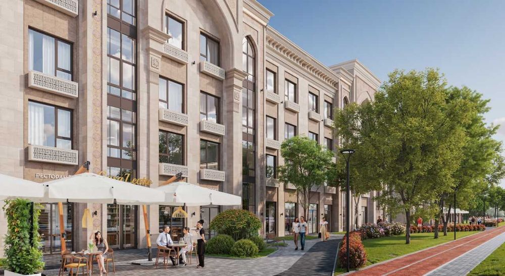 Тоғ ва шаҳар кўриниши билан 2-хонали квартира —Янги Узбекистонда! (SJ)