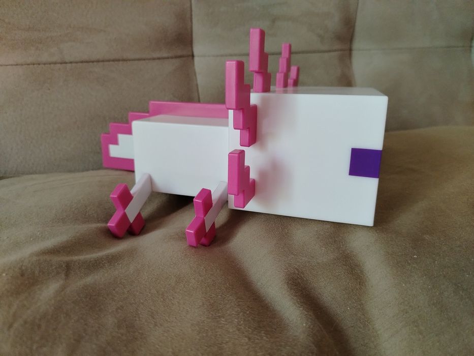 нощна лампа axolotl minecraft