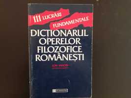 Dictionarul operelor filozofice romanesti,  Ion Ianoși