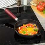 Tigaie din fonta, cu coada detasabila, neagra, 20 cm, KingHoff