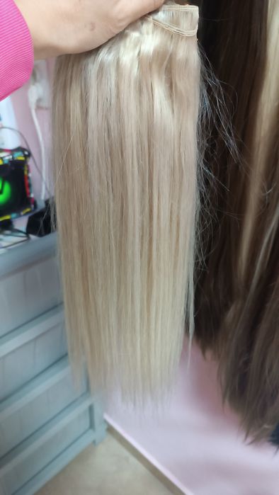 Естествена коса, треса, 45см,50гр