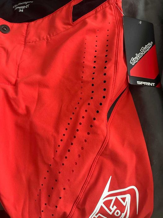 Pantaloni Bicicleta Downhill Troy Lee Designs Sprint Mono Fiery Red