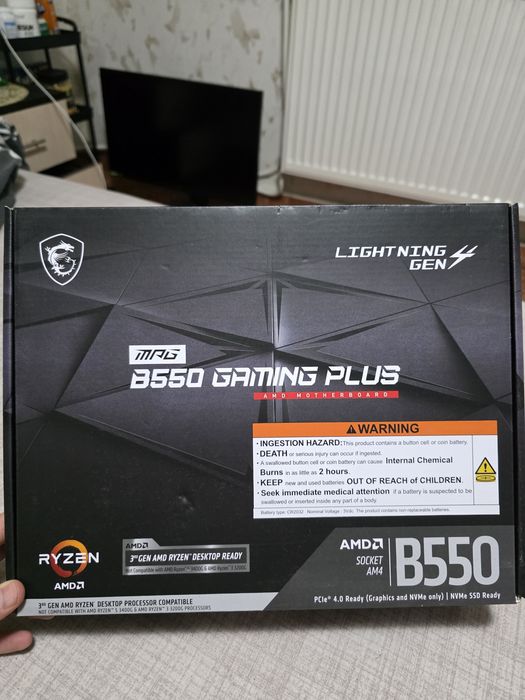 Ryzen 7 5800x3d, Msi Mpg B550, 32GB 3600 cl16, 500gb nvme