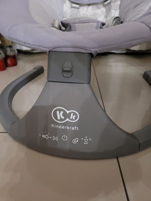 KinderKraft LULI - Електрически шезлонг/люлка 2 в 1