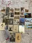 Lot 23 poze fotografii vechi 5 carti postale vechi WWII, din 1900-1960