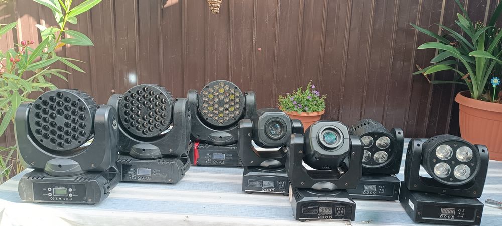 Lumini heduru wash si spot dj